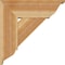 Ekena Millwork Traditional Traditional Rough Sawn Bracket w/ Offset Brace, Western Red Cedar, 8"W x 22"D x 22"H BKT0806X22X22TRA01RWR - alternate 2